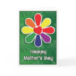Gay Mothers Day Cards - Pride Flower