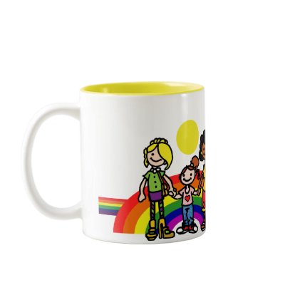 GAY Mugs - Luv 2 Moms by OneLoveFamily