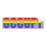Gay OCCUPY bumper sticker