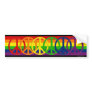 Gay Peace Bumper Sticker