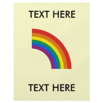 Gay Pride Arc Rainbow Full Color Flyer