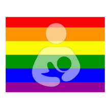Gay Pride Breastfeeding / Nursing Postcards