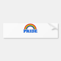 GAY PRIDE BUMPER STICKERS