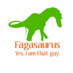 Gay Pride - Fagasaurus t-shirts