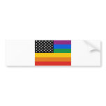 Gay Pride Flag bumper stickers