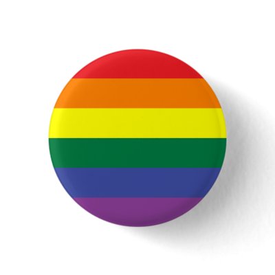 Gay Pride Flag button by prideFlag