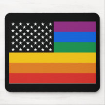 Gay Pride Flag Mousepad