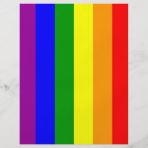 Gay Pride Flag / Rainbow Flag Full Colour Flyer