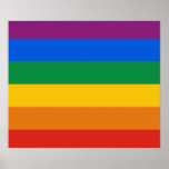 Gay Pride Flag / Rainbow Flag Poster posters