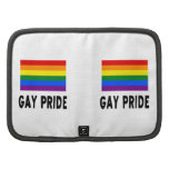 Gay Pride Flag & Words Black Planner