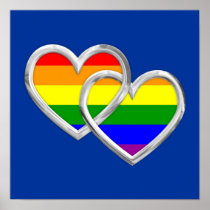 Gay Pride Hearts