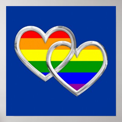 Gay Pride Hearts by gayshirt