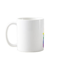 Gay Pride Rainbow Bird Coffee Mug