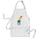 Gay Pride Rainbow Giraffe Aprons
