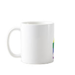 Gay Pride Rainbow Giraffe Coffee Mugs