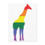 Gay Pride Rainbow Giraffe Postcards