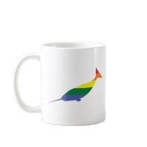 Gay Pride Rainbow Narwhal Mug