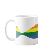 Gay Pride Rainbow Whale Mugs