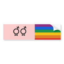 Gay Pride same sex female bw