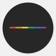 Gay Pride Stripe Sticker