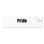 Gay Pride T-shirt bumper stickers