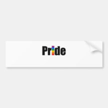 Gay Pride T-shirt Bumper Stickers