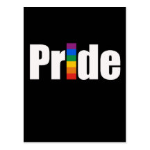 Gay Pride T-shirt Postcards