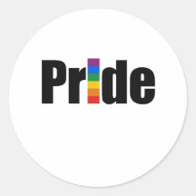 Gay Pride T-shirt Stickers