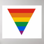 Gay Pride Triangle Poster posters