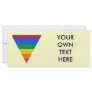 Gay Pride Triangle Rack Cards