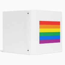 GAY PRIDE VINYL BINDER