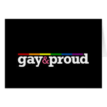 Gay&proud Black Card