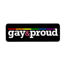 Gay&proud Black Label