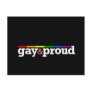 Gay&proud Black Postcard