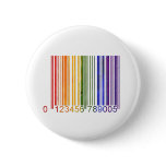 Gay Rainbow Barcode 2 Pins