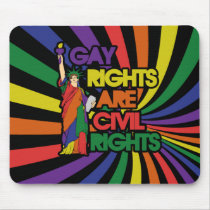 Gay rights are civil rights mousepad