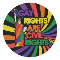 Gay rights are civil rights sticker