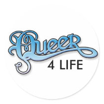 GAY STICKERS - Queer 4 Life