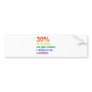 Gay Suicide - I refuse to be a statistic Bumper Stickers