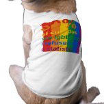 Gay Suicide - I refuse to be a statistic Pet Clothes