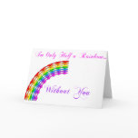 Gay Valentine Half Rainbow right cards