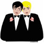 Gay Wedding Cake Topper Cut Out