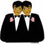 Gay Wedding Cake Topper Acrylic Cut Out