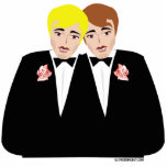 Gay Wedding Cake Topper Acrylic Cut Out