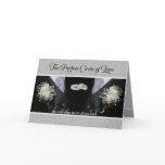 Gay Wedding/Civil Union Announcement in Silver Greeting Cards