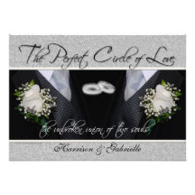 Gay Wedding / Civil Union Custom Invitation