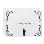 Gay Wedding Invitation - Two Grooms