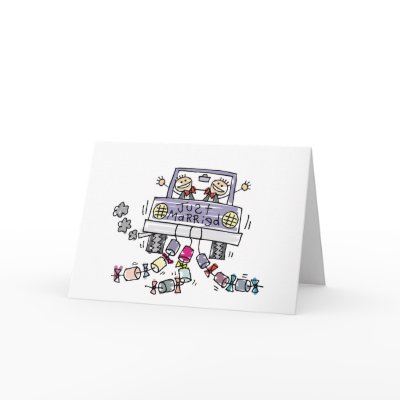 Gay Wedding Just Married Card by gayweddingday