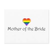 Gay Wedding Mother Of The Bride Postcard