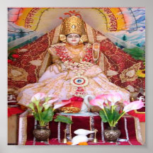 GAYATRI Mata - images de Nav Durga Affiche